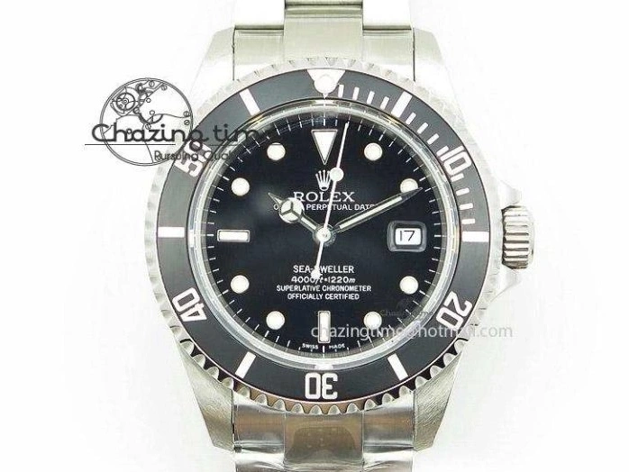 MiroTime 0901 EasyCare Yacht-Master 116622 DLC VRF Best Edition Black Dial on DLC Bracelet VR 2918